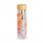 Preview: Sublimations - Glasflasche mit Teesieb & Bambusdeckel 420ml